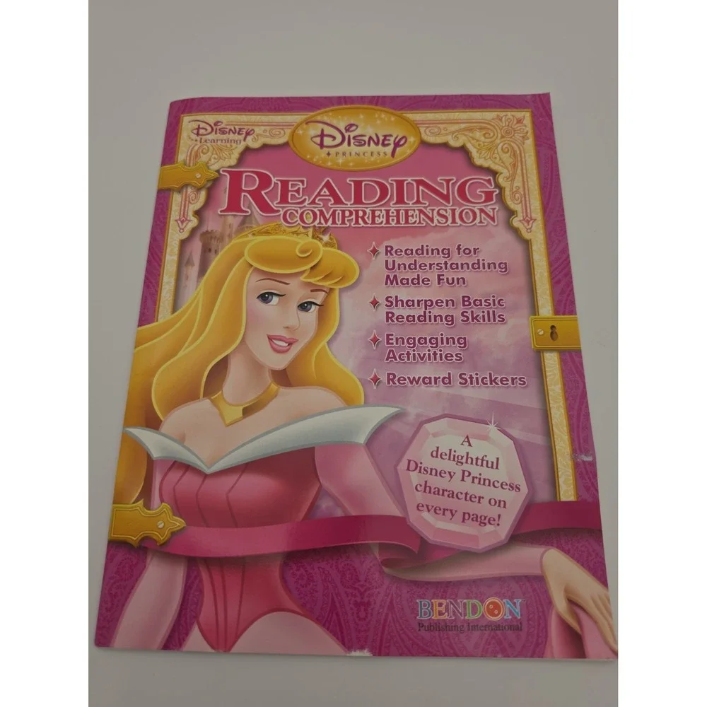 Nos Disney Princess Reading Comprehension Workbook 32 pages  (2007)
